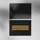 Dovanų kuponas – profesionalioms grožio priemonėms ir mokymams