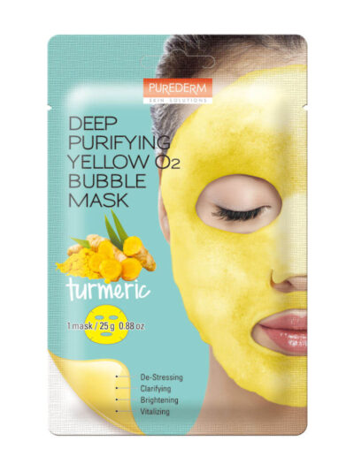 PUREDERM korėjietiška burbulinė valomoji veido kaukė, 20 g