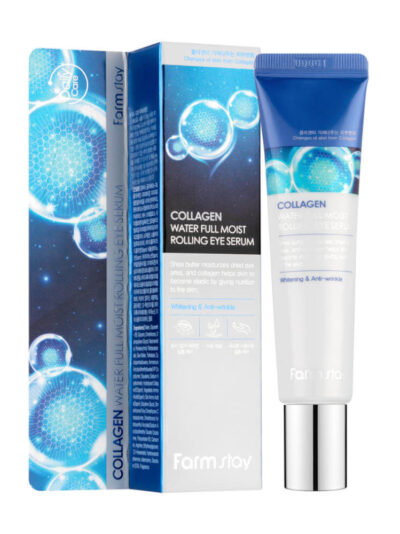 FARMSTAY Collagen paakių kremas nuo raukšlių su masažiniu aplikatoriumi, 25 ml