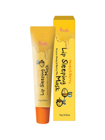 Korėjietiška naktinė lūpų kaukė PRRETI „Honey & Berry“ 15g