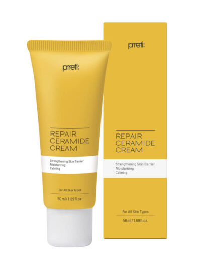 PRRETI korėjietiškas daugiafunkcis kremas su keramidais, 50 ml