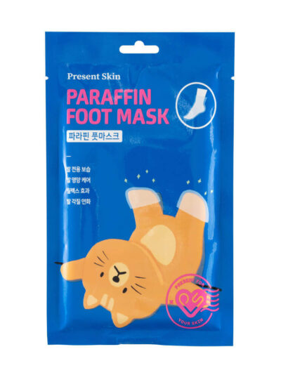 PRESENT SKIN parafino kojų kaukė su alyvuogių aliejumi ir taukmedžio sviestu – intensyvus drėkinimas ir atkūrimas