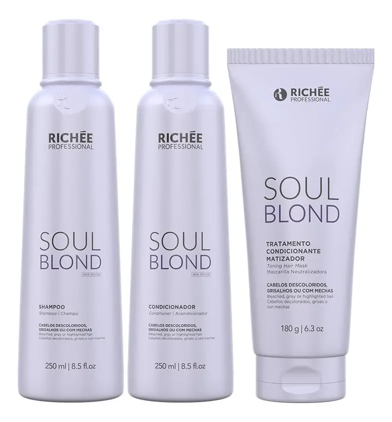 Richée Soul Blond plaukų priežiūros rinkinys