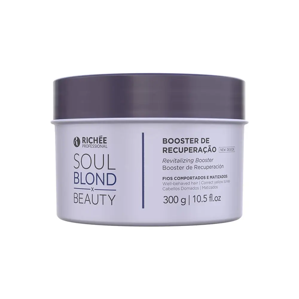 Richée Soul Blond tonizuojanti ir atkuriamoji plaukų kaukė blond ir žiliems plaukams, 300 g