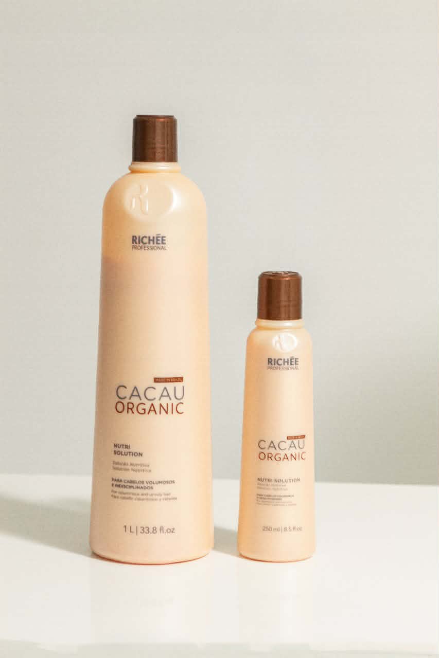 Richée Cacau Organic Nutri Solution – plaukų tiesinamoji ir atkuriamoji procedūra